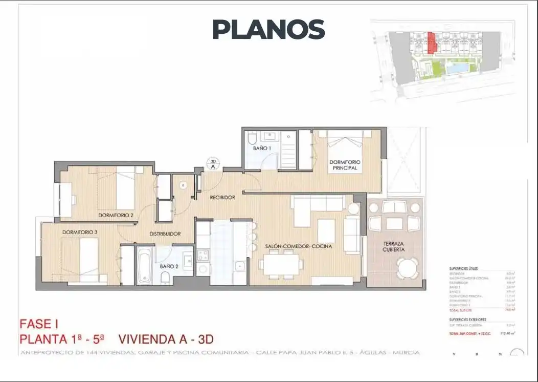 Appartamento con piscina in vendita a Delicias, imagen 17