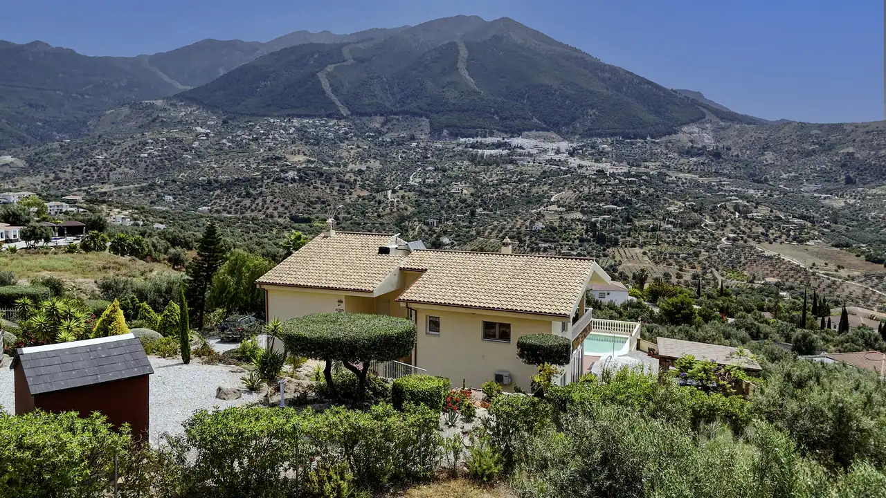 Exterior view of Houses for sale in Alcaucín  with Air Conditioner, Terrace and Swimming Pool