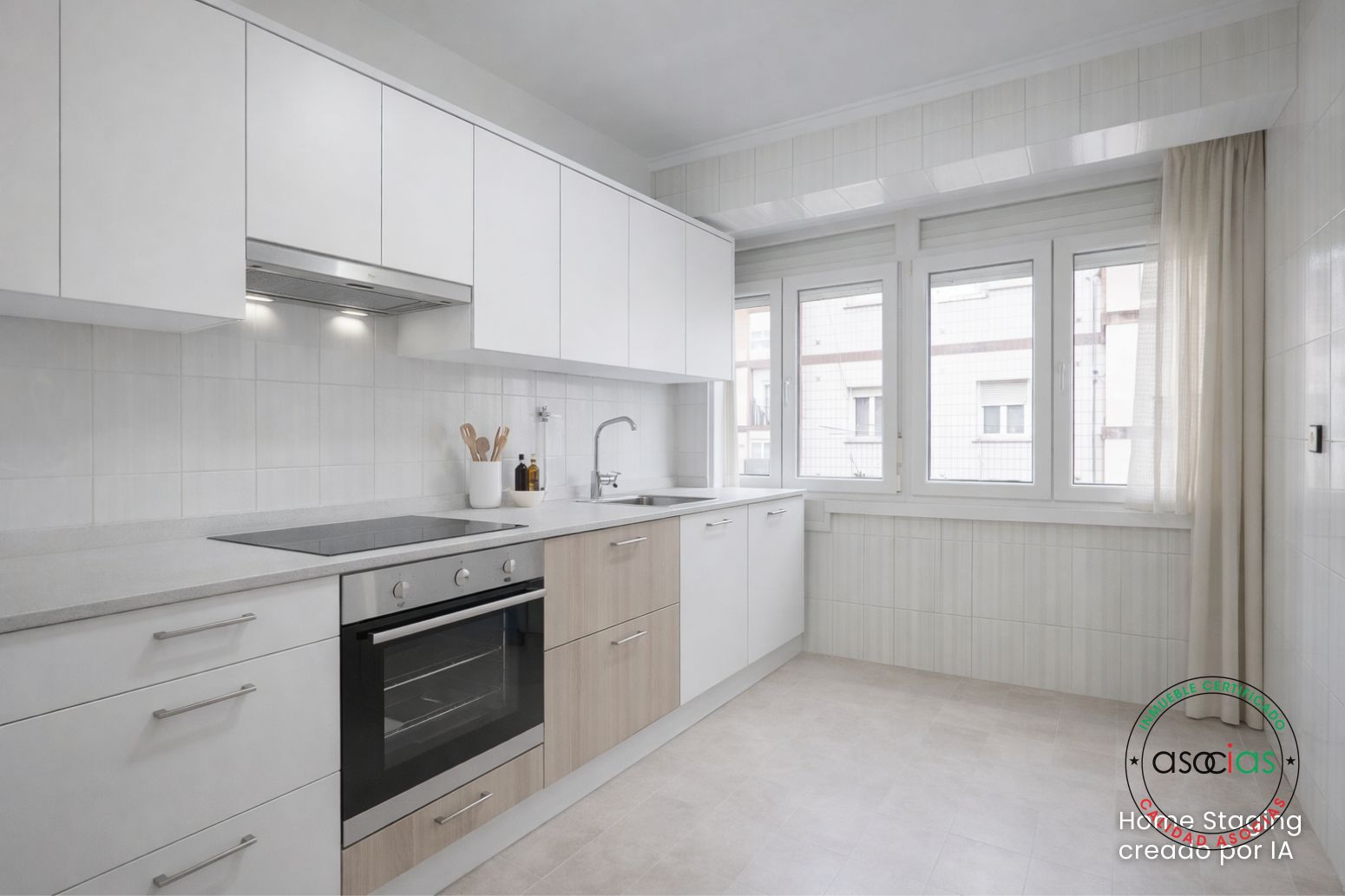 Kitchen of Flat for sale in Gijón   with Heating