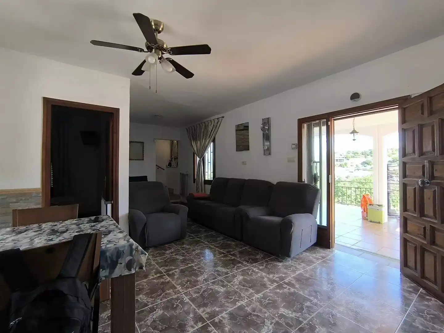 Sala d'estar de Casa o xalet en venda en Maçanet de la Selva amb Terrassa, Traster i Piscina