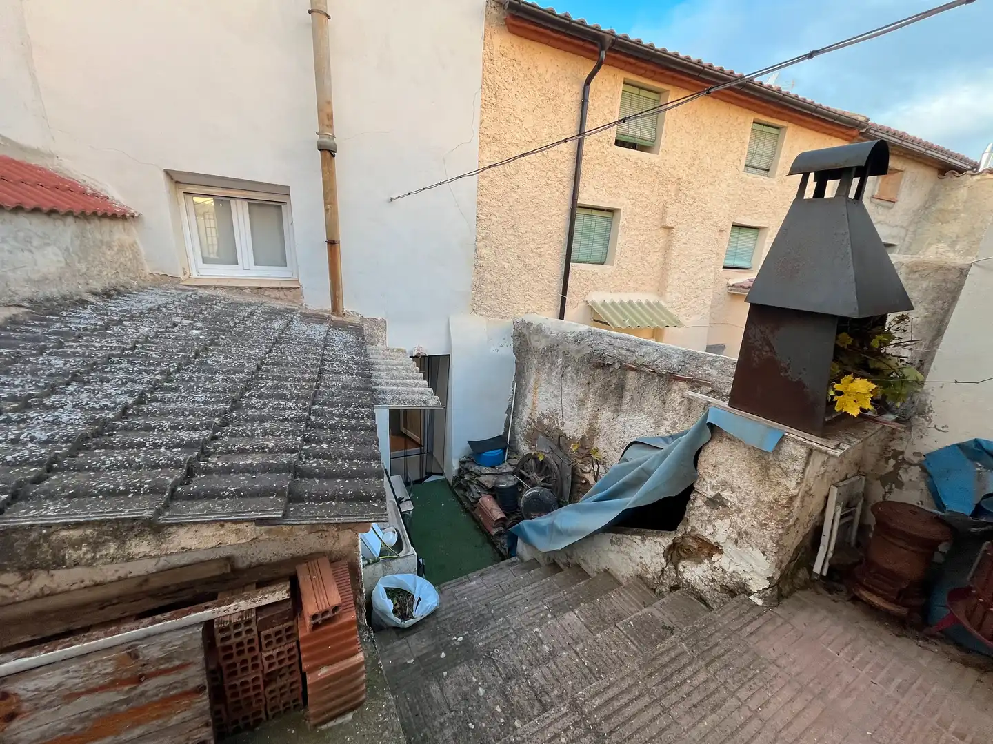 Terrassa de Casa o xalet en venda en Villahermosa del Campo amb Calefacció, Traster i Piscina