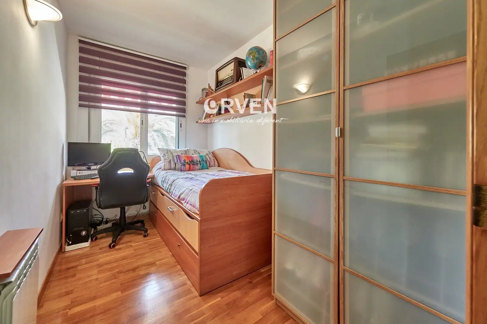 Schlafzimmer von Wohnung zum Verkauf in L'Hospitalet de Llobregat mit Klimaanlage, Heizung und Terrasse