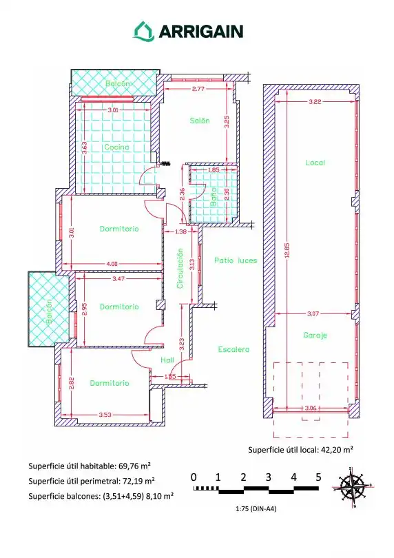 Flat for sale in Andoain  with Air Conditioner, Heating and Terrace