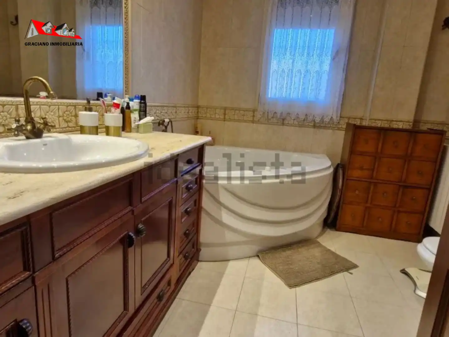 Baño de Casa o chalet en venta en Albacete con Aire acondicionado, Calefacción y Jardín privado