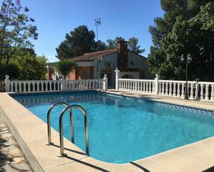 Swimming pool of House or chalet to rent in L'Eliana  with Air Conditioner, Terrace and Swimming Pool