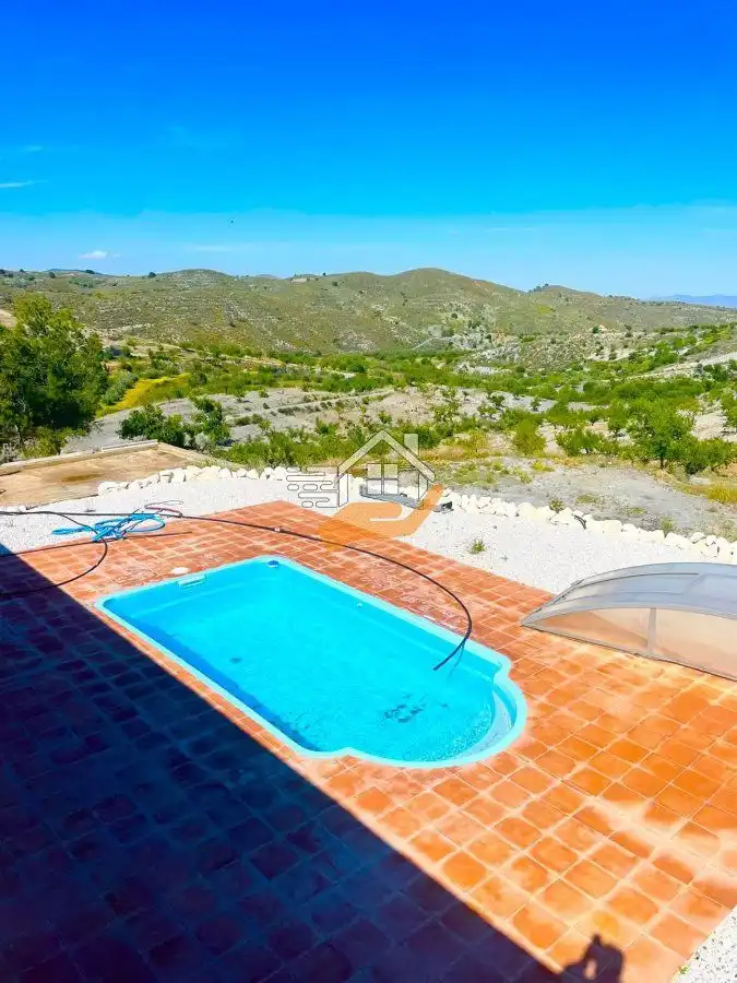 Swimming pool of Country homes for sale in Lorca  with Terrace and Furnished