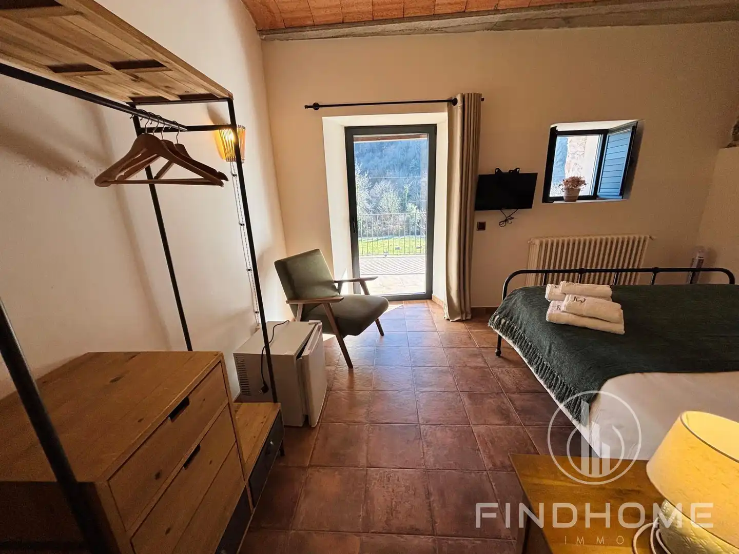 Bedroom of Country homes for sale in Les Preses  with Air Conditioner, Private garden and Terrace