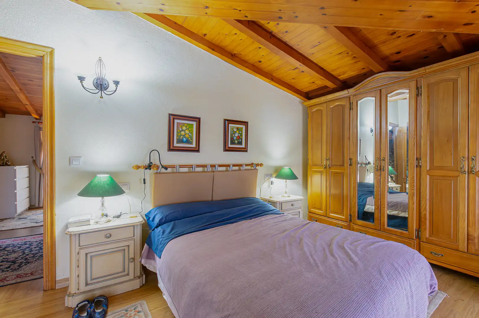 Schlafzimmer von Country house zum Verkauf in Toques mit Möbliert