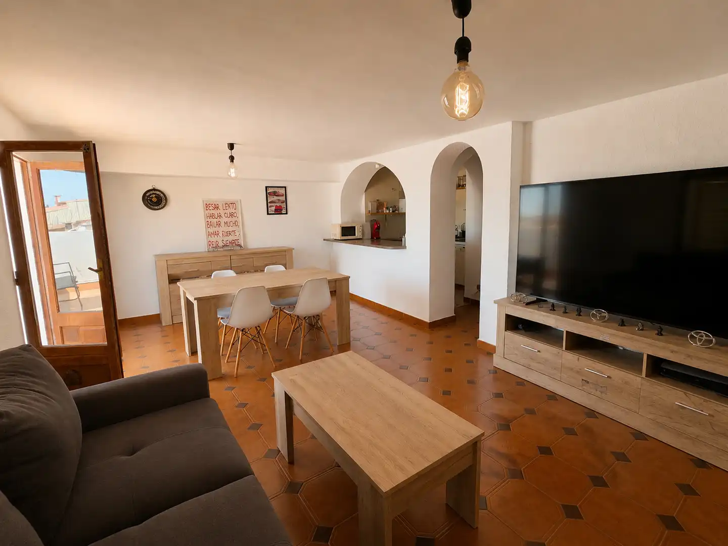 Sala de estar de Dúplex en venta en Cambrils con Aire acondicionado, Calefacción y Terraza
