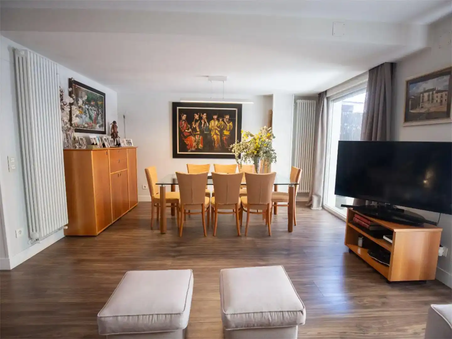 Comedor de Casa adosada en venta en Madrid con Aire acondicionado, Jardín privado y Trastero