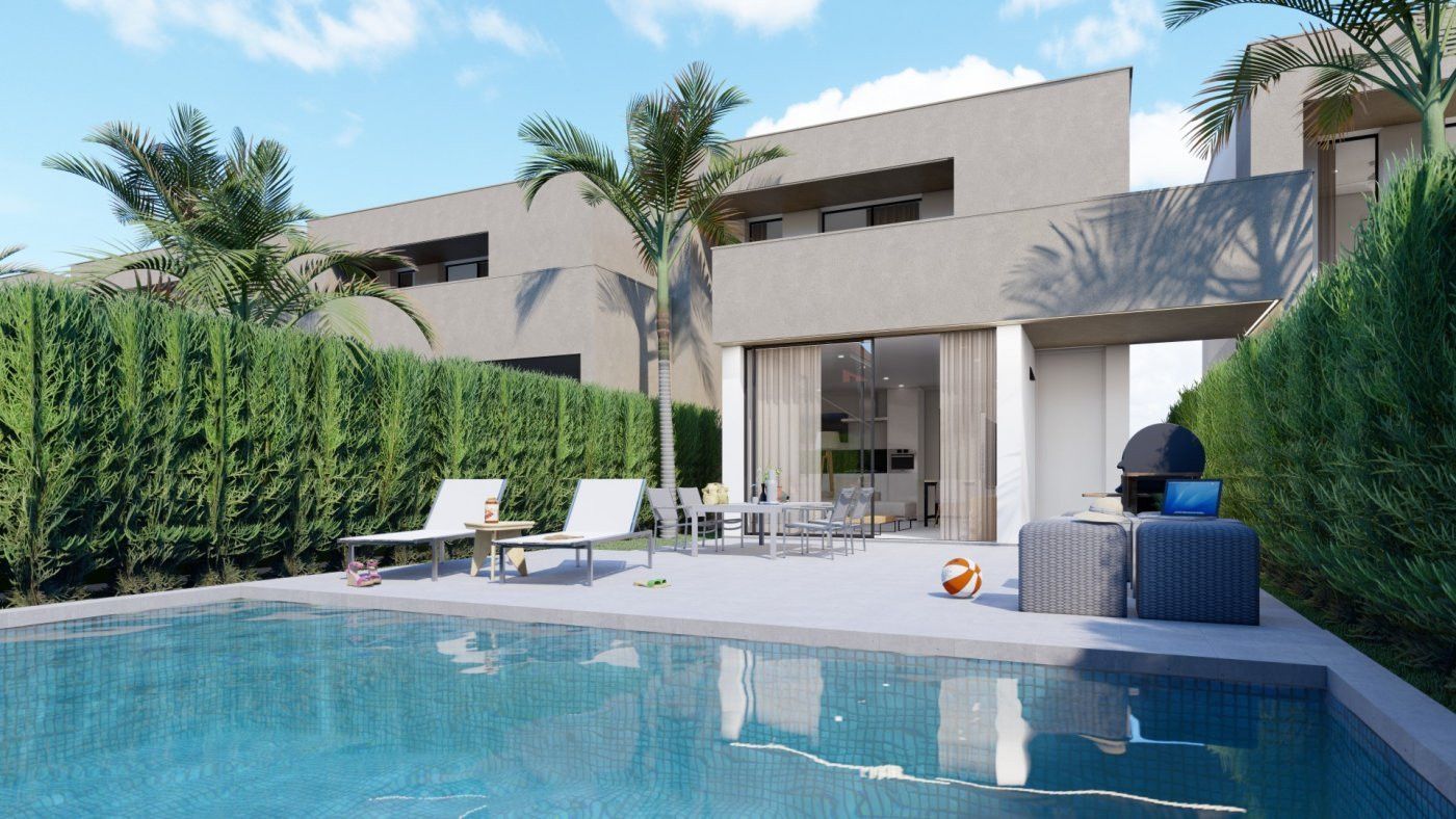 Piscina de Casa o chalet en venta en Cartagena con Aire acondicionado, Jardín privado y Terraza