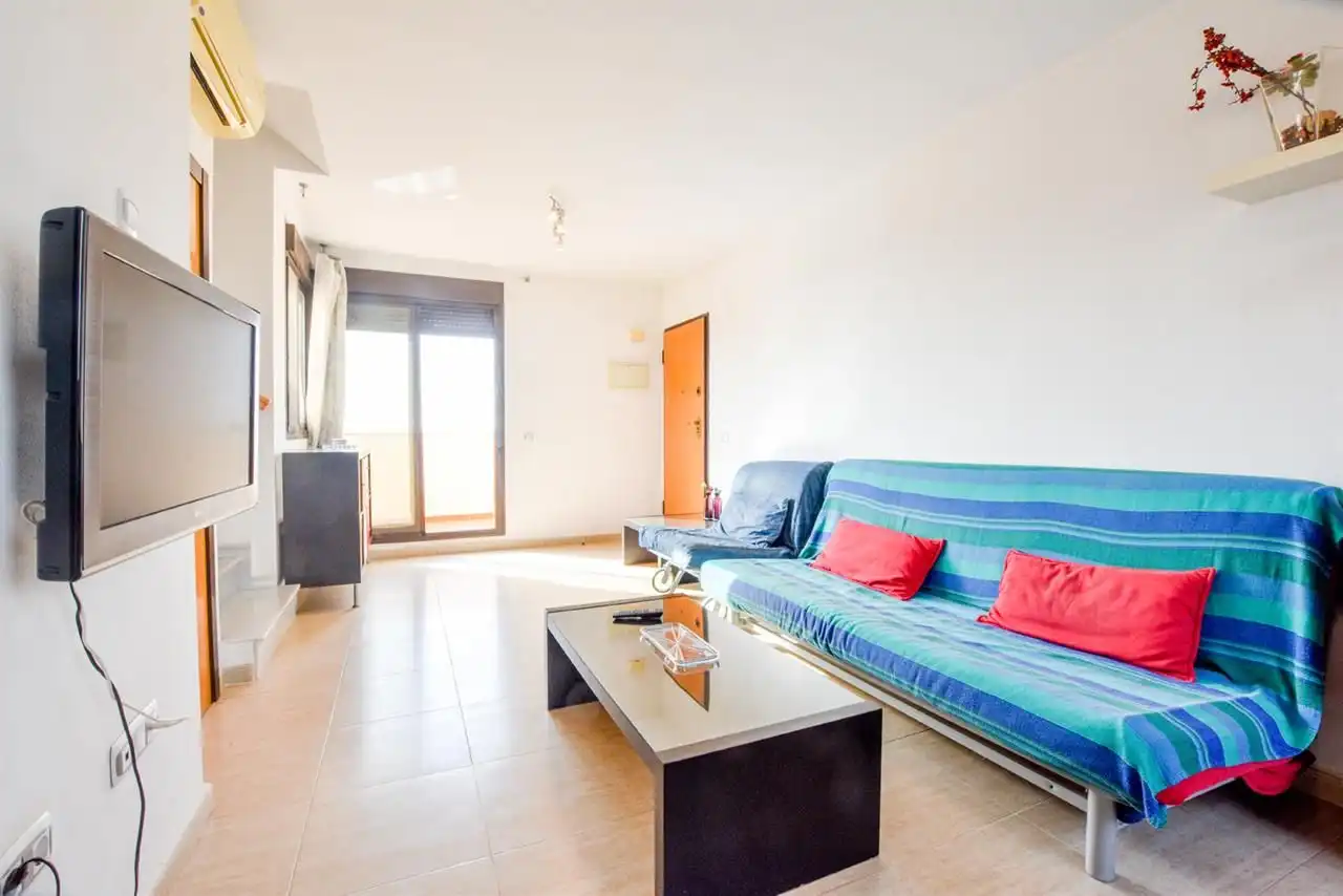 Sala de estar de Ático en venta en Águilas con Amueblado