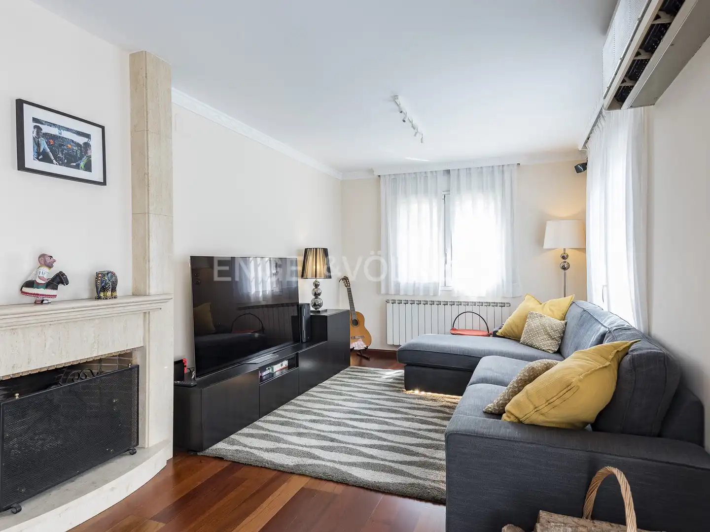 Sala de estar de Casa o chalet de alquiler en Granollers con Aire acondicionado, Calefacción y Jardín privado