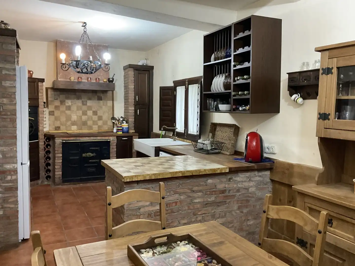 Kitchen of Country homes for sale in Bobadilla  with Parquet flooring, Terrace and Storage room