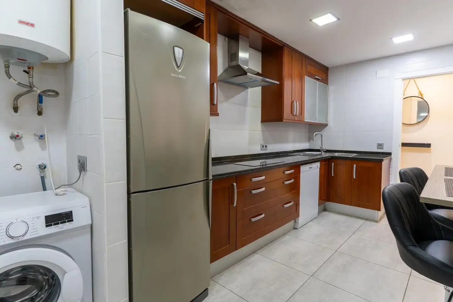 Küche von Maisonette zum Verkauf in Santa Pola mit Klimaanlage, Terrasse und Möbliert