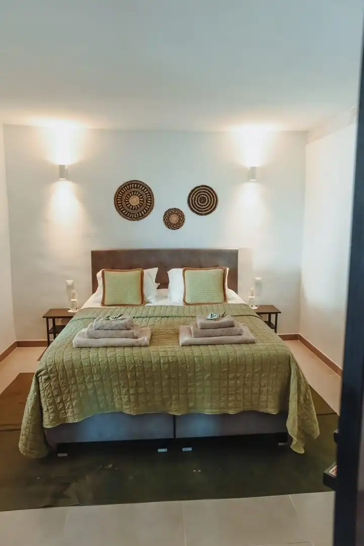 Schlafzimmer von Country house zum Verkauf in Álora mit Klimaanlage, Heizung und Privatgarten