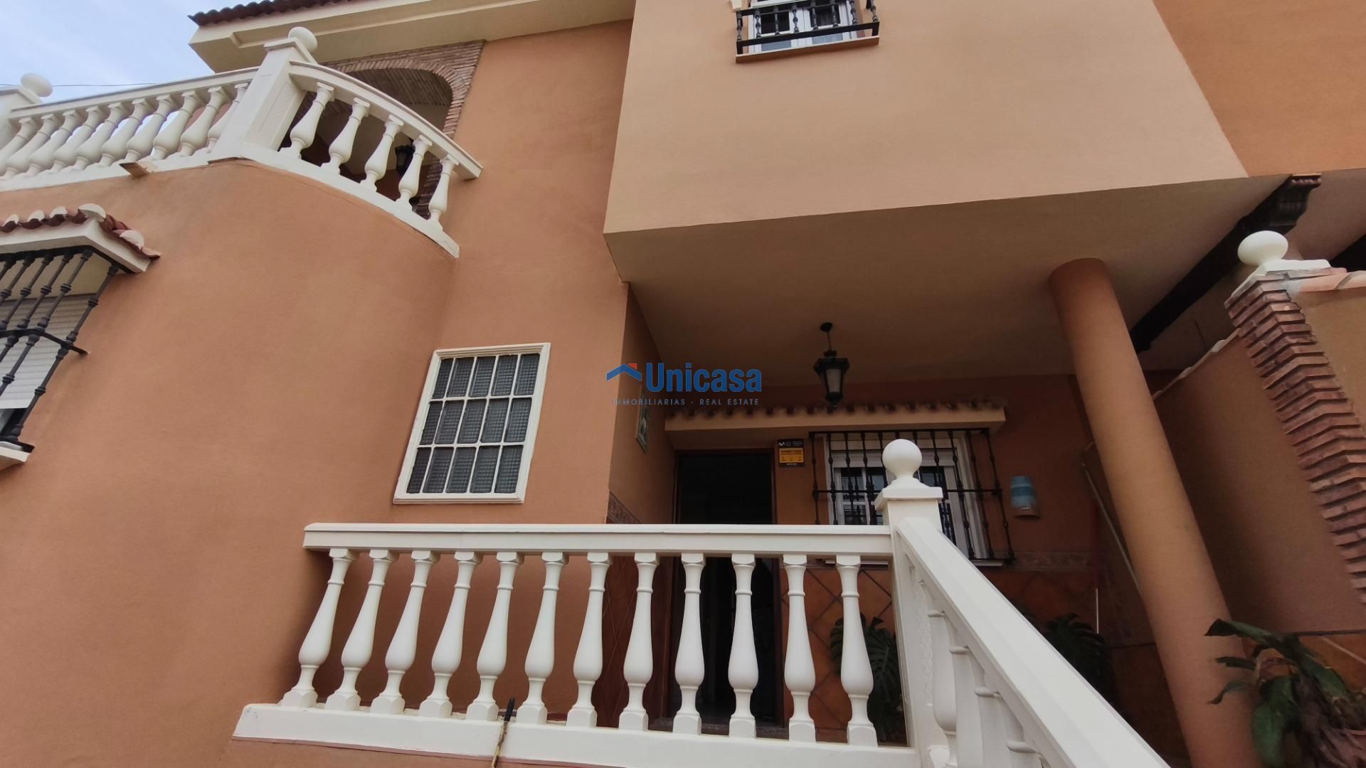 Exterior view of Single-family semi-detached for sale in Málaga Capital