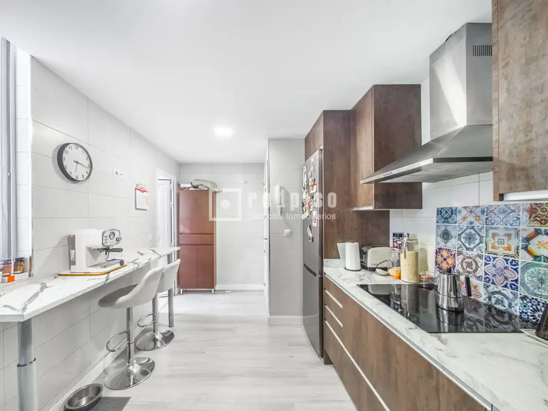 Cocina de Piso en venta en Rivas-Vaciamadrid con Aire acondicionado, Calefacción y Jardín privado