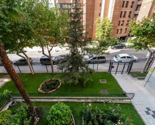 Garden of Flat for sale in  Madrid Capital  with Air Conditioner, Terrace and Balcony