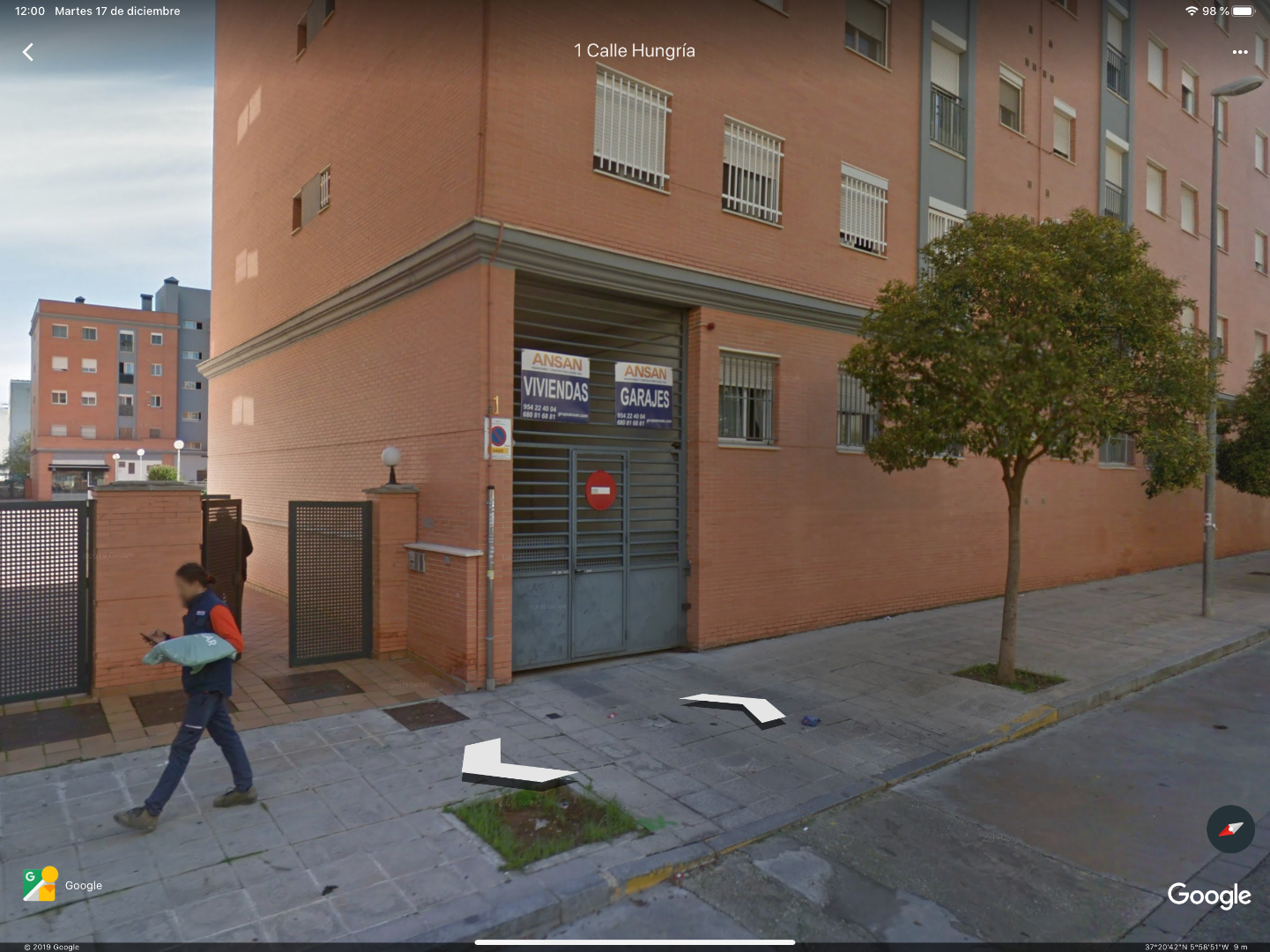 Exterior view of Garage for rent in  Sevilla Capital