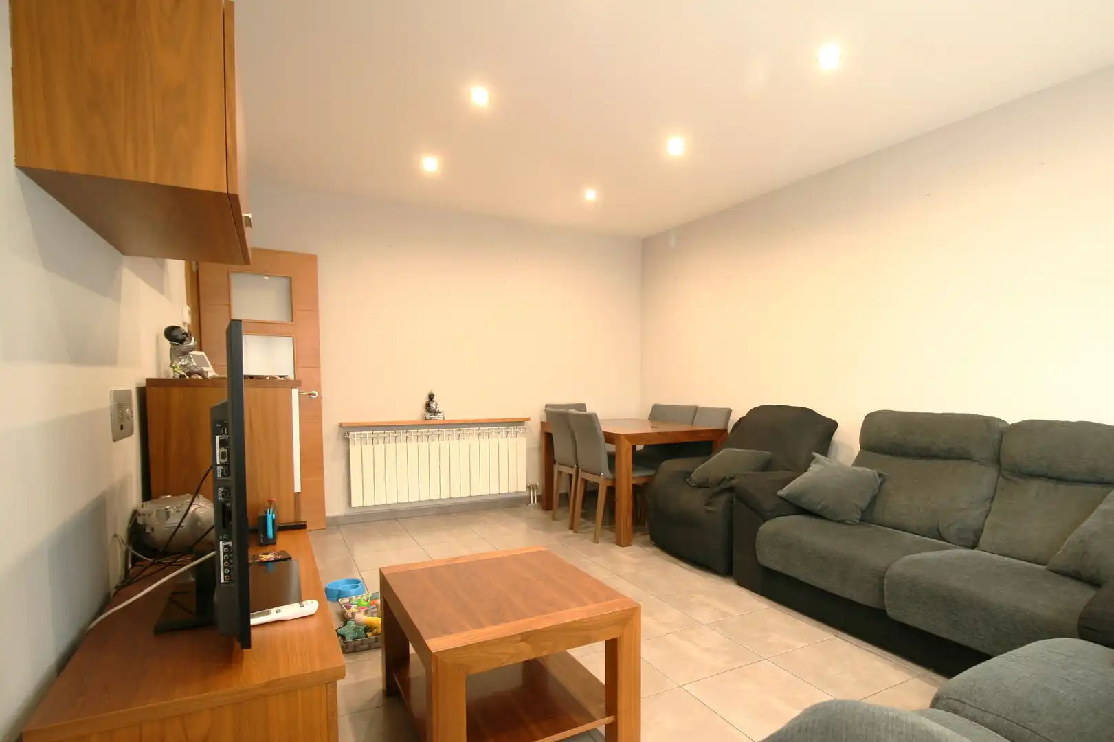 Sala de estar de Piso en venta en Vic con Calefacción y Horno