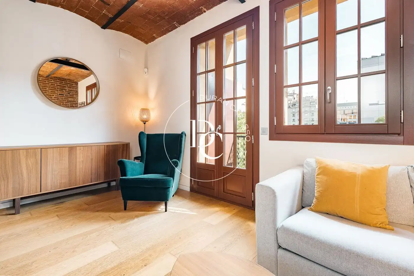 Sala de estar de Piso en venta en Barcelona con Aire acondicionado, Calefacción y Amueblado