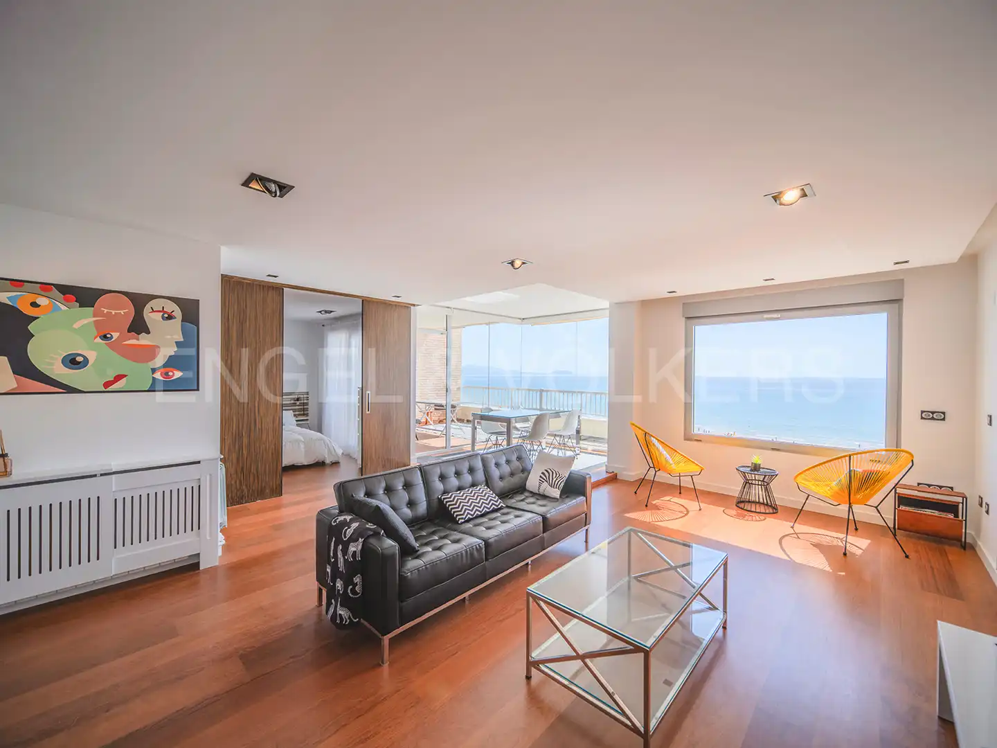 Sala de estar de Piso en venta en Alicante / Alacant con Aire acondicionado, Calefacción y Terraza