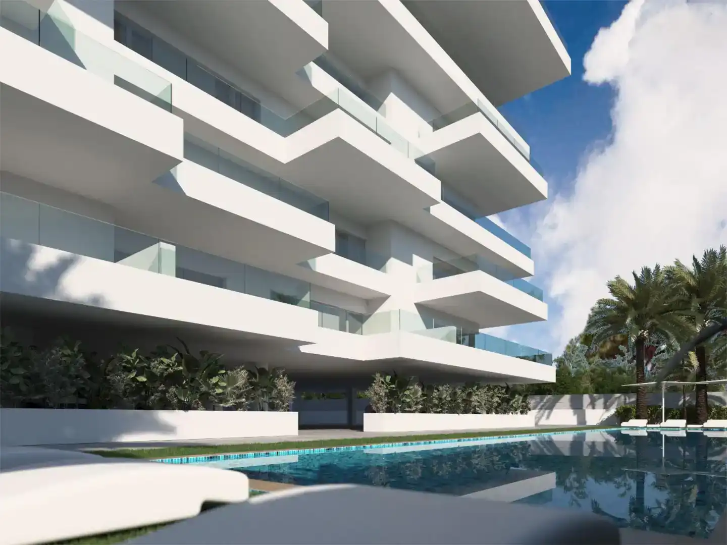 Vista exterior de Pis en venda en Piles amb Aire condicionat, Piscina i Balcó