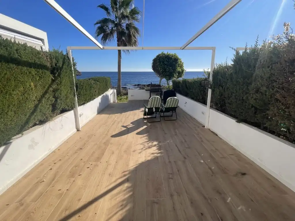 Terrace of Detached homes for sale in Cuevas del Almanzora  with Air Conditioner, Terrace and Swimming Pool