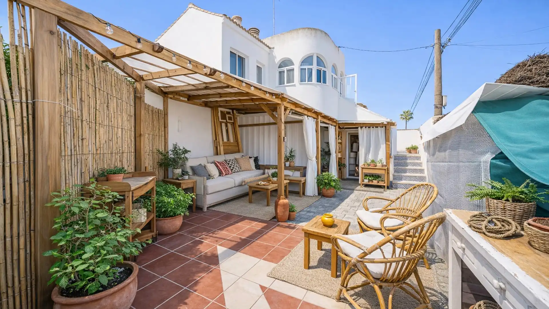 Terrace of Single-family semi-detached for sale in Los Alcázares  with Terrace and Balcony