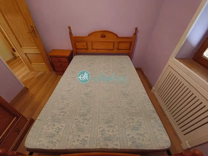 Bedroom of Flat for sale in Segovia  with Heating, Terrace and Furnished