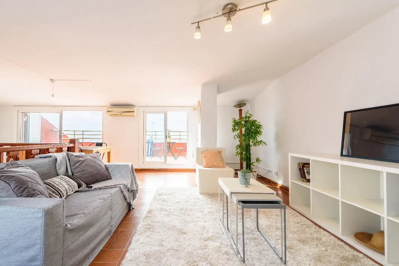 Living room of Duplexes for sale in Torredembarra  with Air Conditioner and Balcony