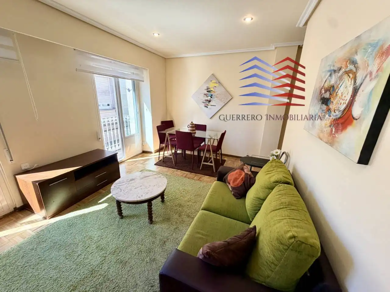 Vista exterior de Apartamento de alquiler en Ourense Capital  con Calefacción, Parquet y Amueblado