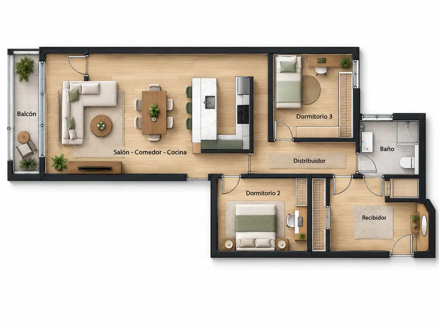 Piso con terraza en venta en Magalhães, imagen 41