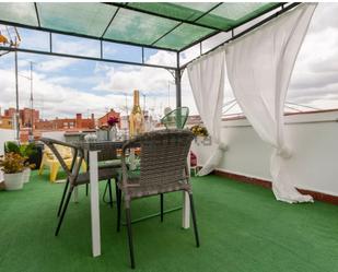 Terrace of Flat to rent in  Madrid Capital  with Heating, Terrace and Furnished