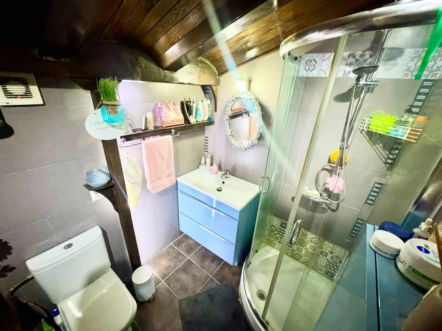 Bany de Casa o xalet en venda en Elche / Elx amb Aire condicionat, Jardí privat i Terrassa