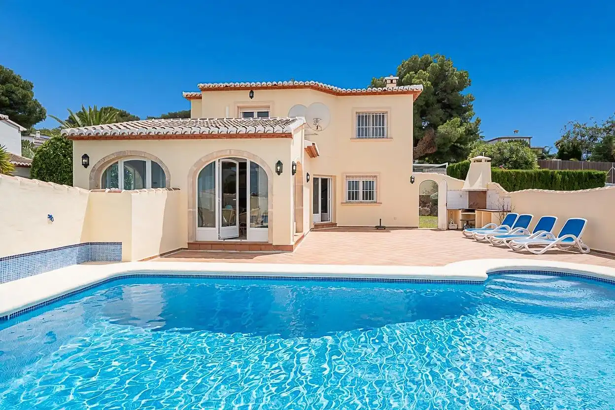 Exterior view of Houses for sale in Jávea / Xàbia  with Air Conditioner, Heating and Private garden