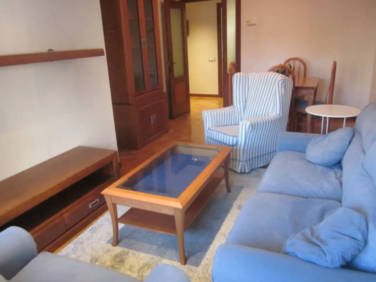 Sala de estar de Piso de alquiler en  Logroño con Calefacción, Terraza y Trastero
