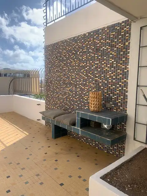 Terrasse von Einfamilien-Reihenhaus zum Verkauf in Santa Cruz de Tenerife mit Klimaanlage, Terrasse und Abstellraum