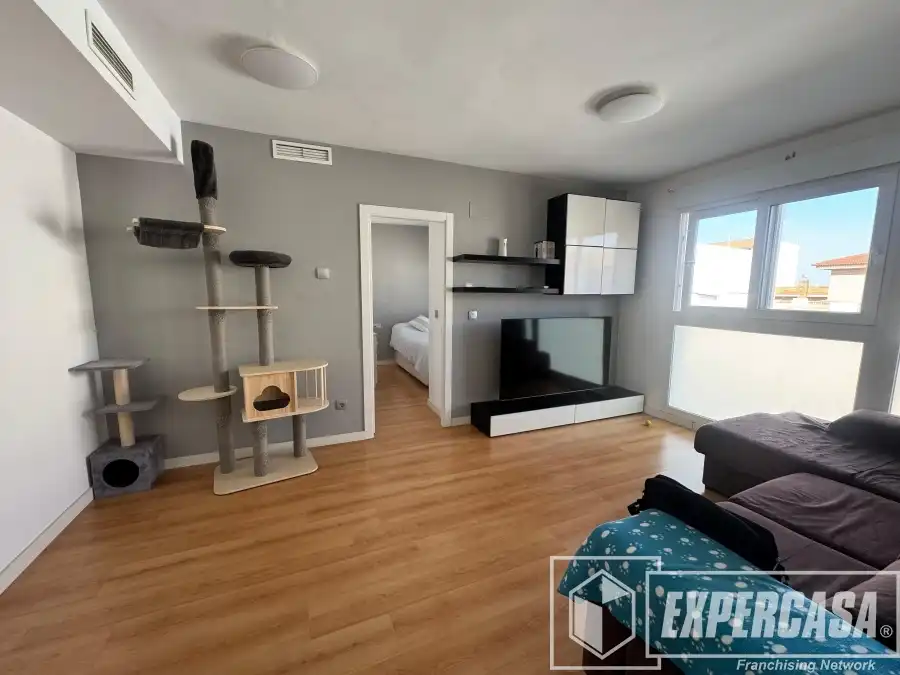 Sala de estar de Piso en venta en Beniparrell con Aire acondicionado, Parquet y Amueblado