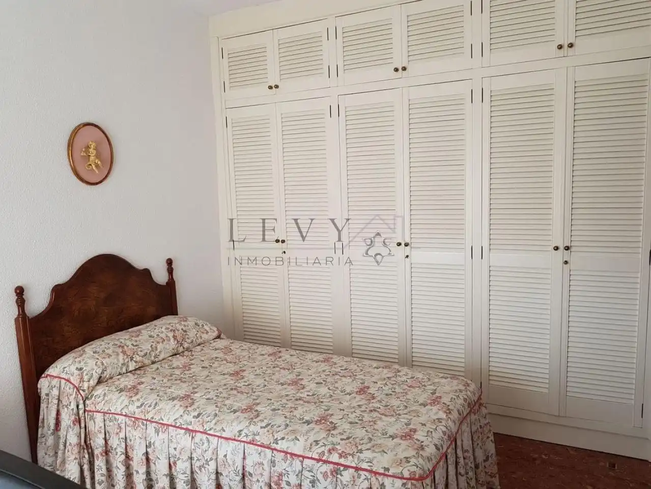 Schlafzimmer von Wohnung zur Miete in Málaga mit Heizung und Möbliert