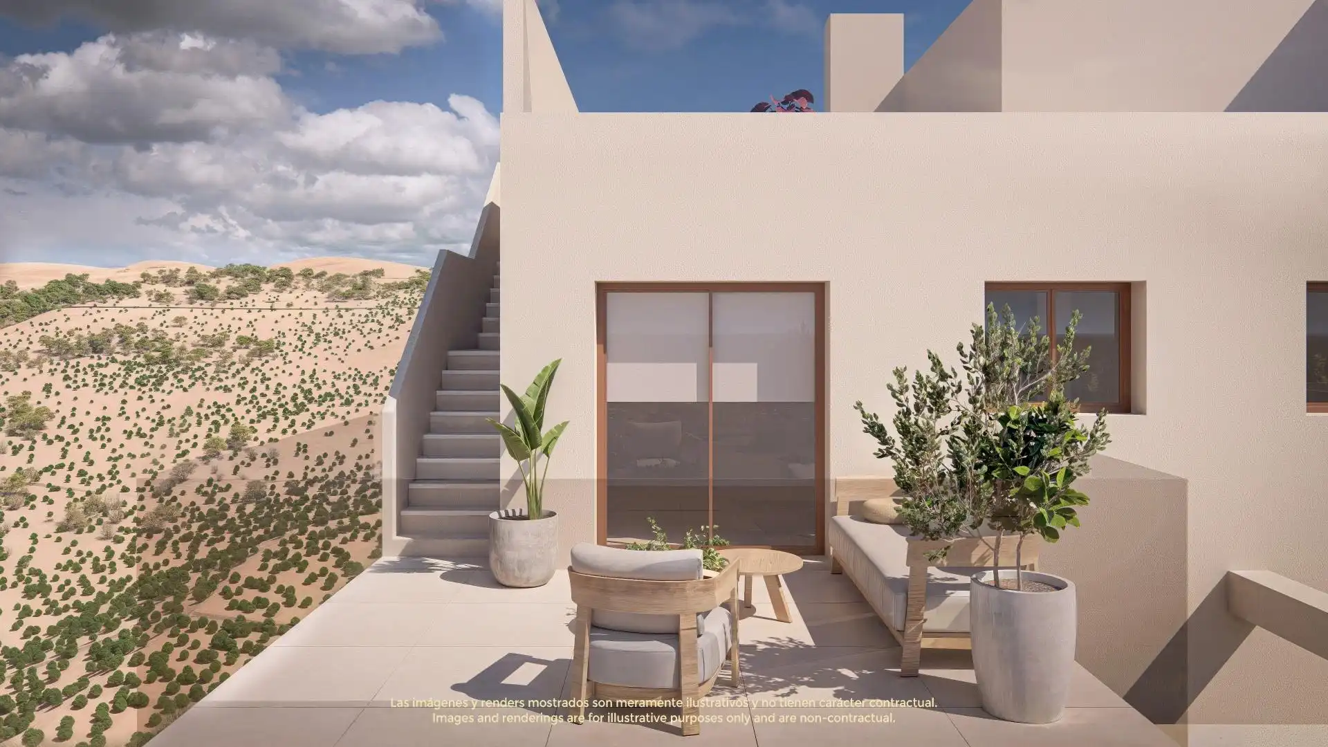 Terraza de Apartamento en venta en Murcia con Aire acondicionado, Calefacción y Jardín privado