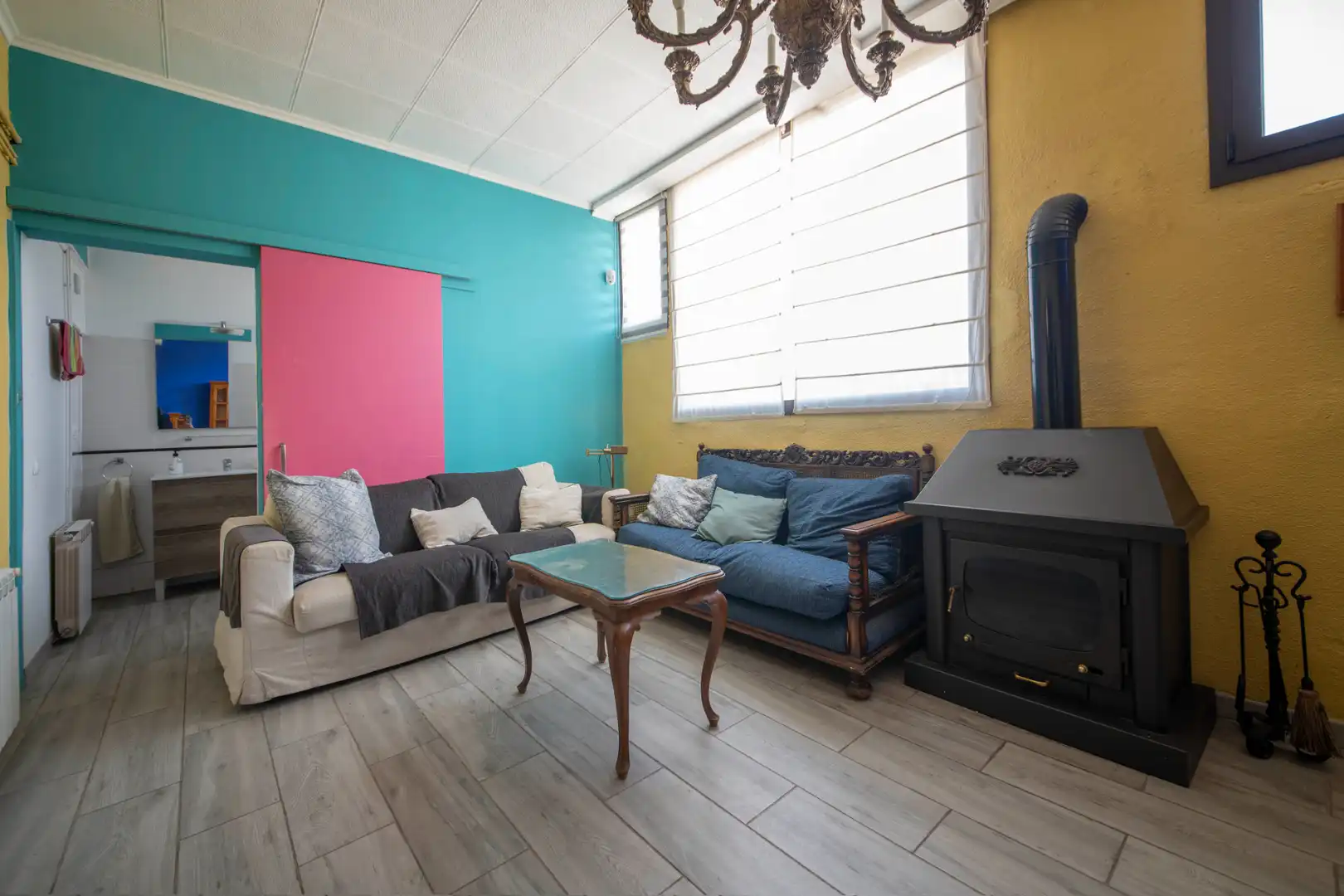 Sala de estar de Casa o chalet en venta en Sant Quintí de Mediona con Calefacción, Jardín privado y Terraza