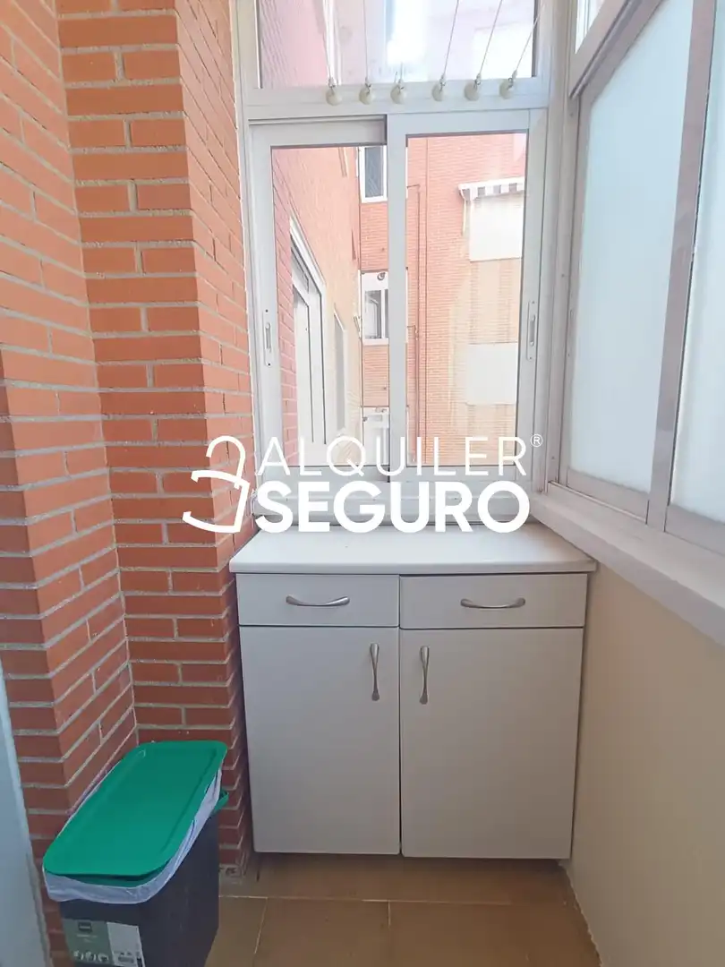 Balcony of Flat for rent in Leganés  with Heating, Storage room and Furnished
