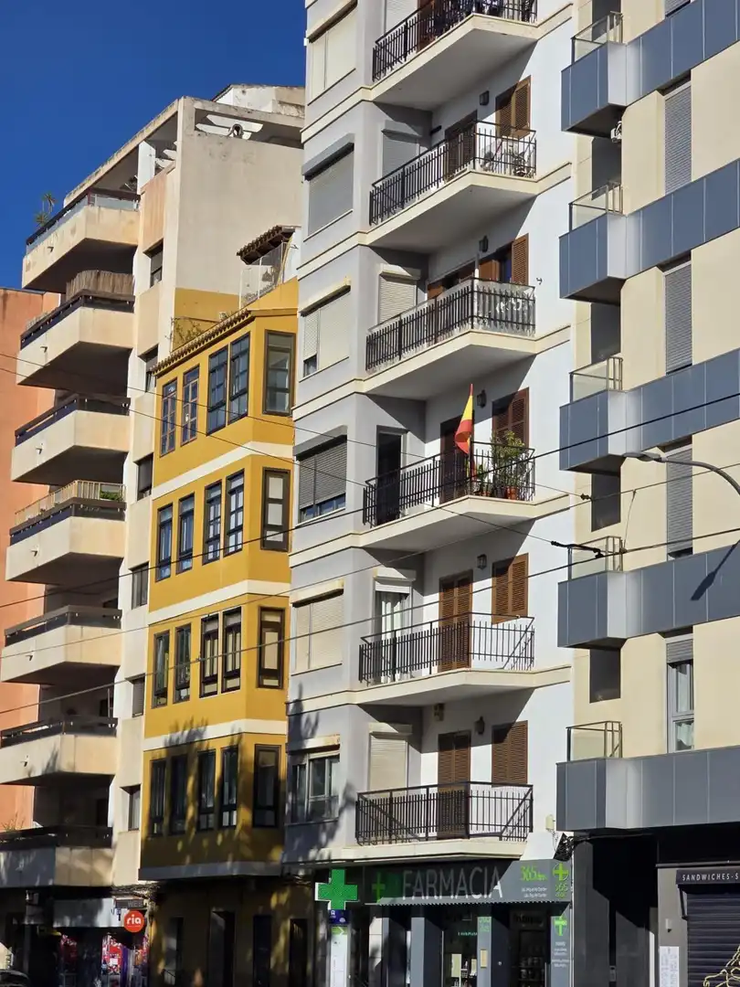 Vista exterior de Piso en venta en  Palma de Mallorca con Amueblado y Alarma