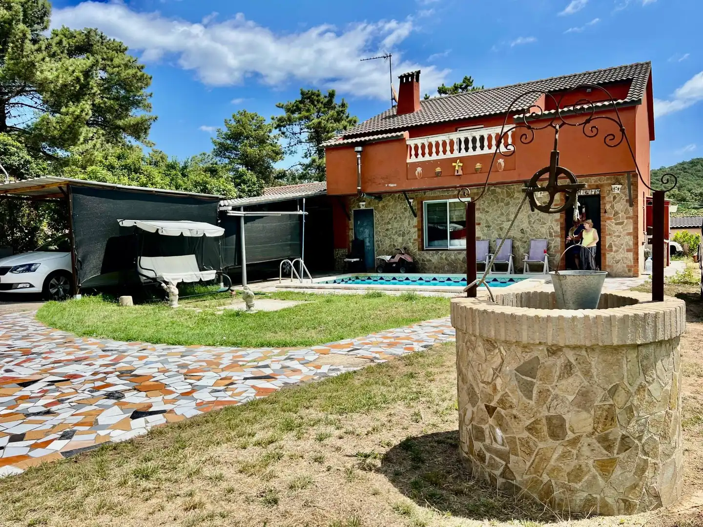 Jardí de Casa o xalet en venda en Llagostera