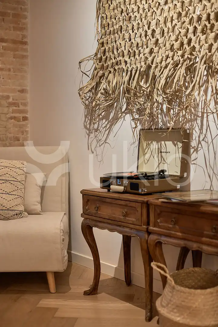Sala d'estar de Apartament de lloguer en Barcelona amb Aire condicionat, Calefacció i Terrassa