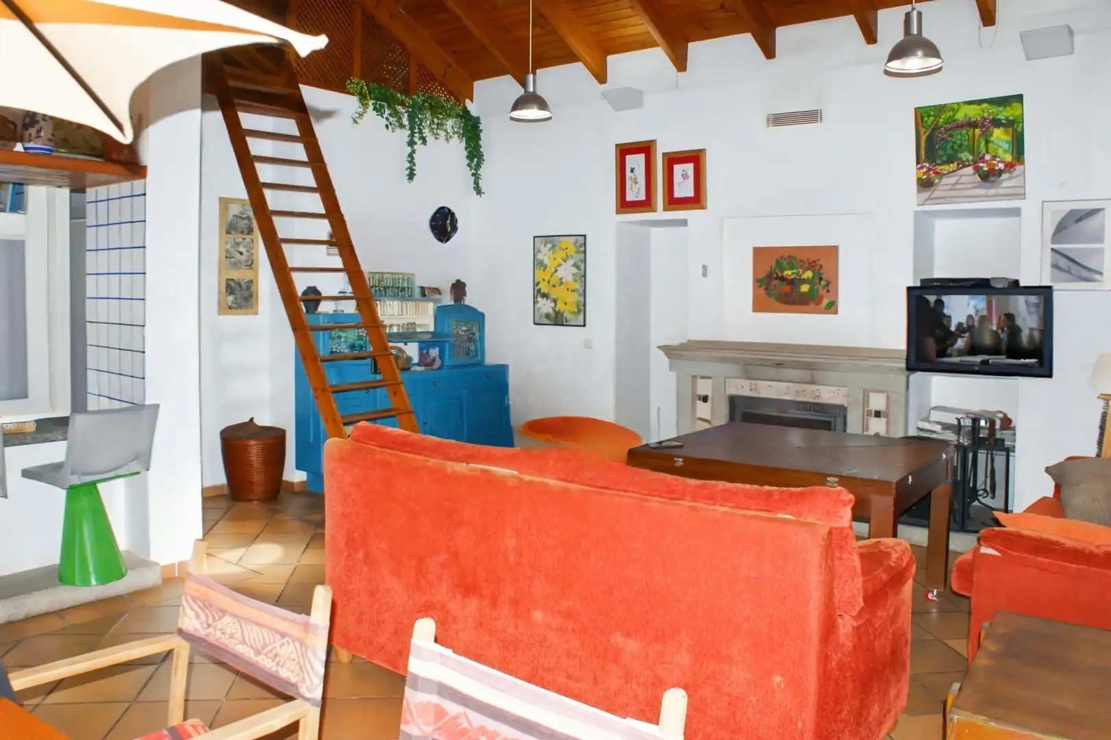 Sala de estar de Casa o chalet en venta en Beas con Aire acondicionado, Calefacción y Terraza