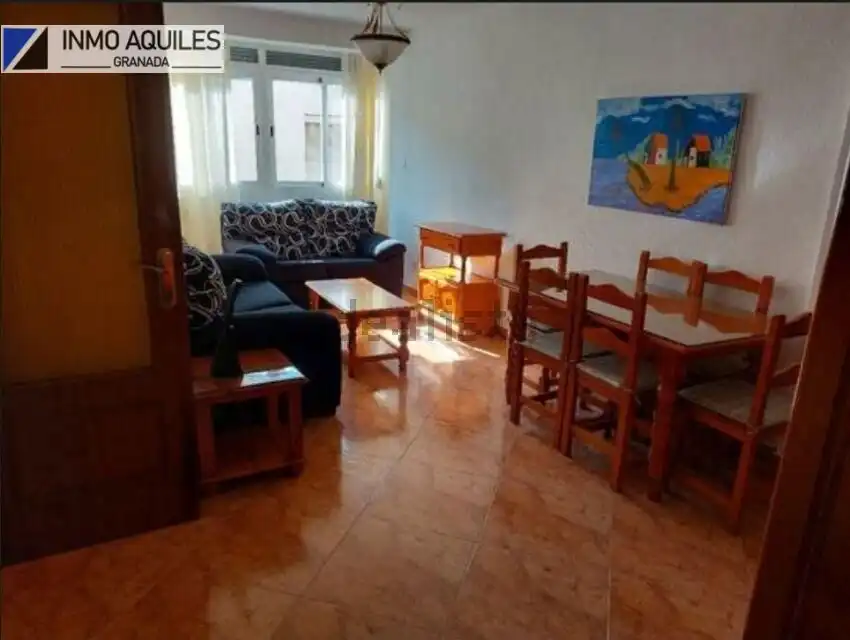 Sala d'estar de Pis de lloguer en  Granada Capital amb Aire condicionat i Moblat