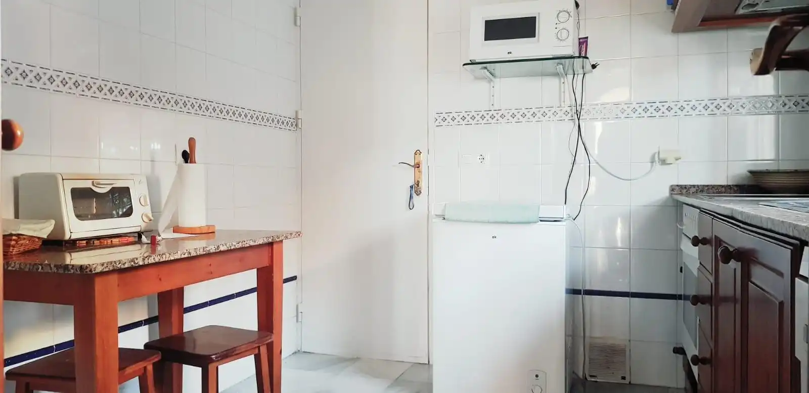 Cocina de Casa o chalet de alquiler en Chiclana de la Frontera con Jardín privado y Piscina